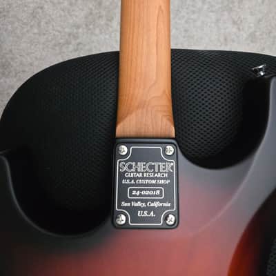 Schecter Sunset Custom ii 2024 - Satin Tiger Eye image 5