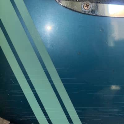 Vintage Fender Competition Blue Mustang with OHSC 1974 Kurt Cobain image 7