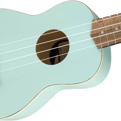 Fender Venice Soprano Uke, Walnut Fingerboard, Daphne Blue image 4