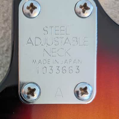 Vintage 1970's Aria (MIJ) Strat Body & Neck (Sunburst, maple neck w/rosewood fret board) image 9