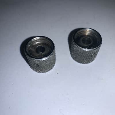 Fender Telecaster/P-Bass Control Knobs 60s Nickel Original Vintage Parts image 2