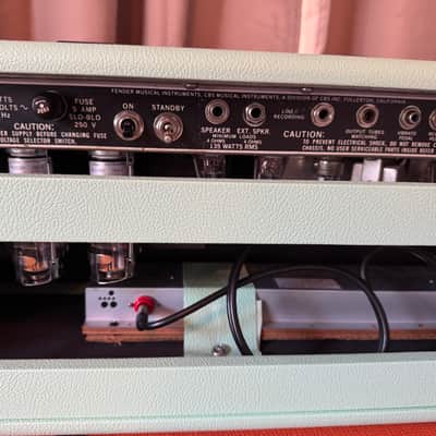 Fender Twin Reverb 2-Channel 135-Watt 2x12" Guitar Combo 1977 - 1981 - Silverface image 8