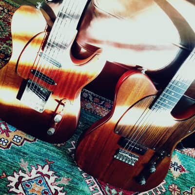 Zi Guitar P90 Mahogany Esquire Telecaster image 5