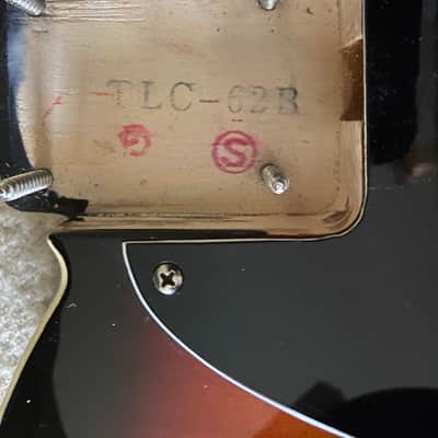 Rare Vintage MIJ Japan Fender TLC-62B  A-Serial Number 7lb 6.9oz image 20