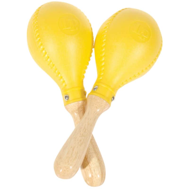 LP Percussion LP281 Pro Maracas in Yellow image 1