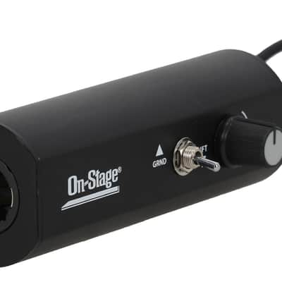 On-Stage DB100 Consumer to Pro DI Converts Audio to a Balanced Mic-level XLR out image 3