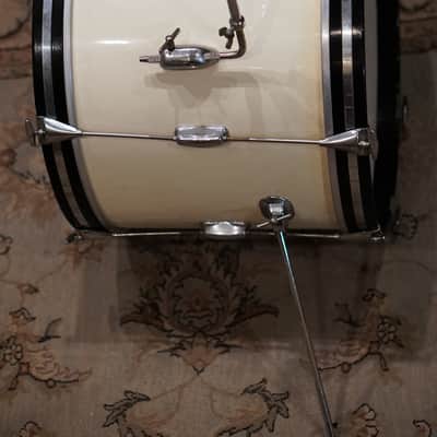 Slingerland 12/14/20/5x14" Stage Band Drum Set - 1970s Gloss White image 18