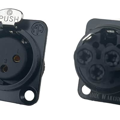 Neutrik 3 Pin XLR Panel Mount Chassis Latching Connector, Multiple Options of Male & Female Receptacles-NC3FPP / 4 image 7