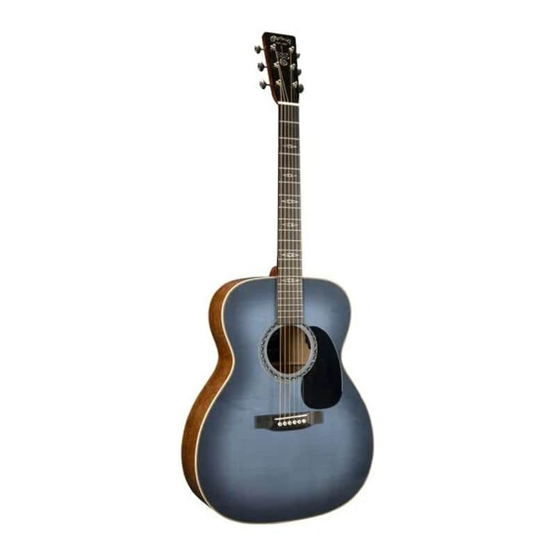 Martin Limited Edition CEO-11 M-14 Style Mahogany/European Spruce Fishman Aura VT Acoustic Electric Guitar - Horizons Blue Burst image 1