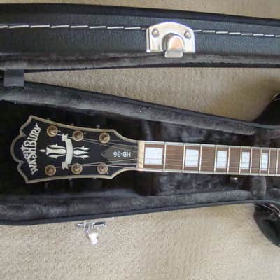 Washburn HB-36 2018 - Vintage Matte Tabacco Sunburst with Original Hard Shell Case Mint-New image 10