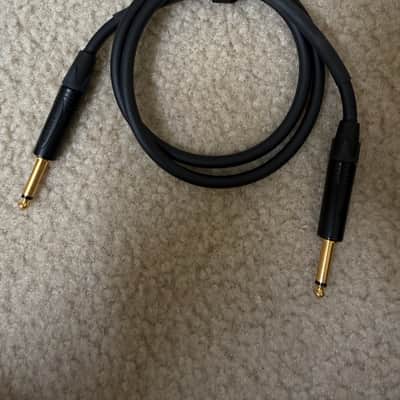 Live Wire Elite Instrument Cable 3 ft. Black (Set of 2) image 1