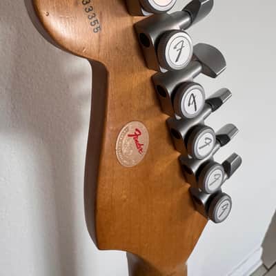 1996 Fender American Standard 50th anniversary Stratocaster black image 5
