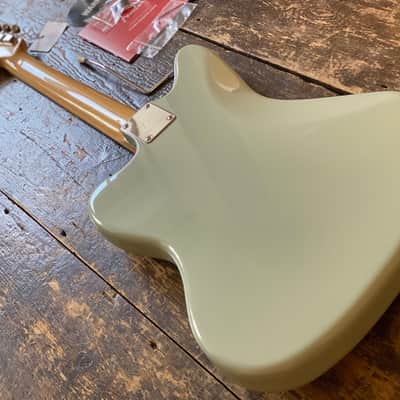 Fender Japan Limited Edition Moeka Shiotsuka Jaguar Aged Sonic Blue, Moeka Pickups, Alder Body Rosewood Board MIJ image 5