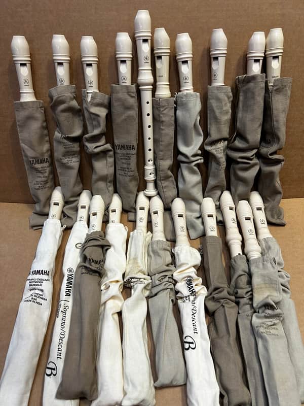Yamaha Soprano Recorder Baroque YRS-24B Pack of 21 image 1