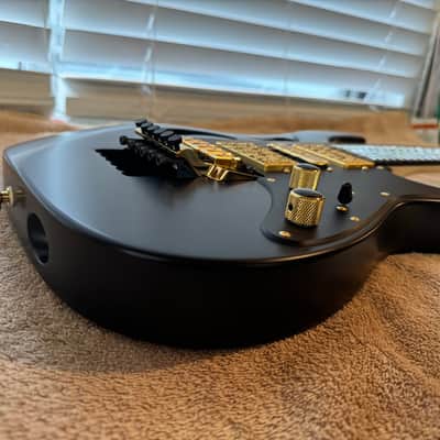 Ibanez Pia Onyx Black with matching DiMarzio Strap (2024) image 7