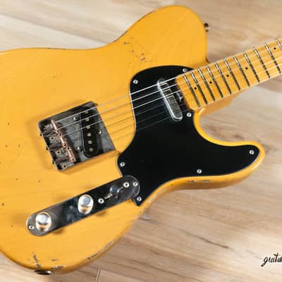 Shabat Lion Standard 1pc Swamp Ash & Maple w/ Lollar Vintage T’s – Butterscotch image 9
