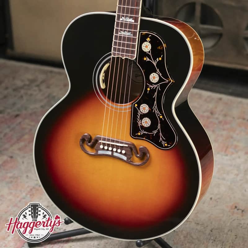 Gibson SJ-200 Standard Maple Acoustic/Electric Guitar - Triburst with Hardshell Case