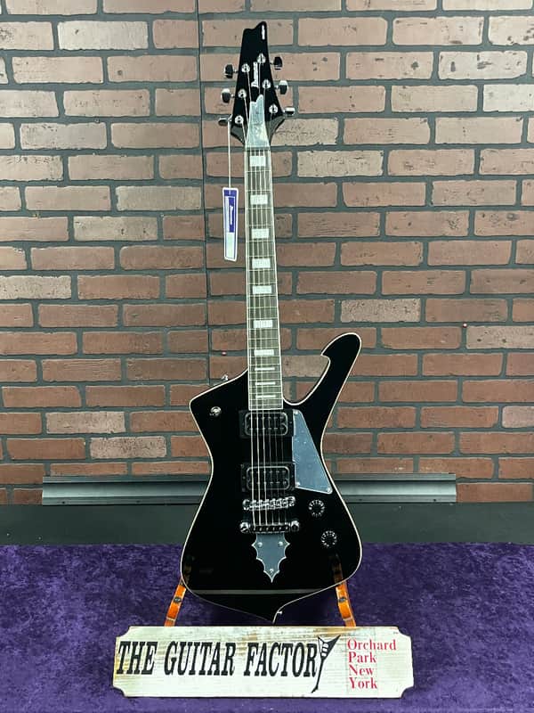 Ibanez PSM10BK Paul Stanley Signature Mikro Electric Guitar Black image 1