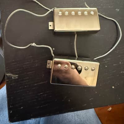 Gibson Burstbucker 1 and 2 Pickup Set 2015 - Nickel image 1
