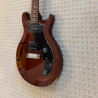 PRS Mira S2 Semi-Hollow Body 2014 - Vintage Mahogany image 7