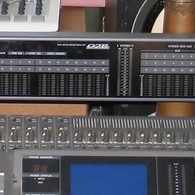 Yamaha 02R Recording Console Meter Bridge MB02 MeterBridge for O2R Digital Mixer Excellent Condition image 4