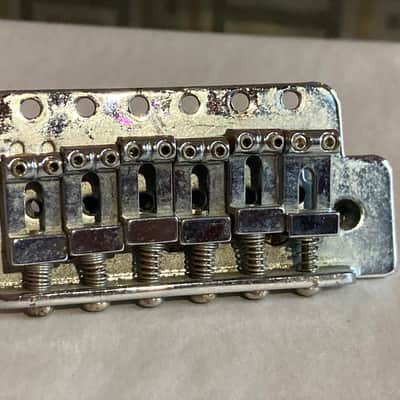 Unknown Stratocaster Style Bridge - Chrome image 6