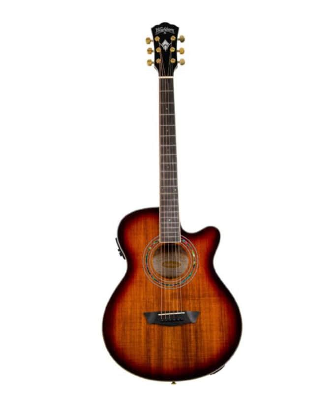 Washburn EA55G-A Festival Series Cutaway Acoustic/Electric Guitar. Koa Burst Item ID: EA55G-A-U image 1