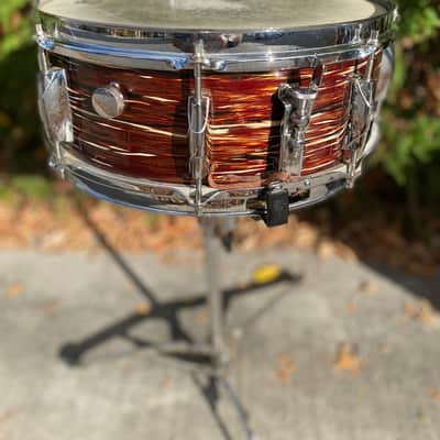 Yamaha D22 1960s Vintage 4pc Kit with Snare Brown Willow 22 16 13 14x5 SD Drum Set Made In Japan image 7