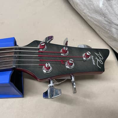 Heartfield DR Series DR-5 5-string Bass Aguilar Preamp MIJ Made In Japan Red/Black image 12