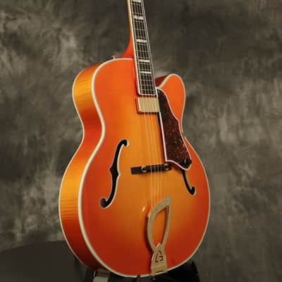1988 Guild Artist Award in RARE Orange Sunburst w/ flame maple back + sides image 11