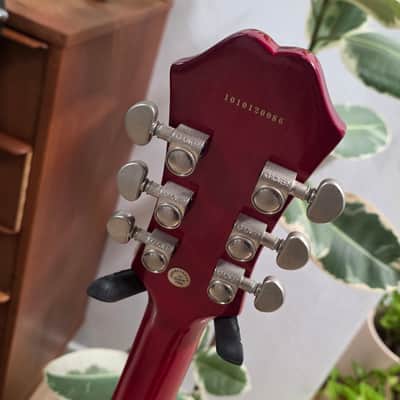 Epiphone ES-335 DOT LH Left Hand Cherry Red HARD CASE Lefty Handed 335 ES335 Semi-Hollowbody Hollow Body Electric Guitar image 23