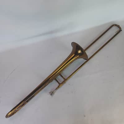 Gretsch Pathfinder Brass Trombone 40-50+Slider+Hard Shell Blue Fabric-Lined Case image 1
