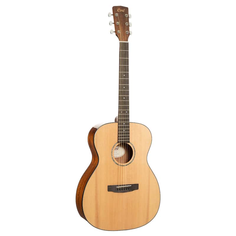 Cort L60NAT Luce Series Solid Spruce Top OM Body Mahogany Neck 6-String Acoustic Guitar image 1