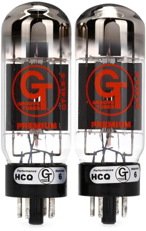 Groove Tubes GT-6L6S Select Power Tubes - Medium Duet image 1