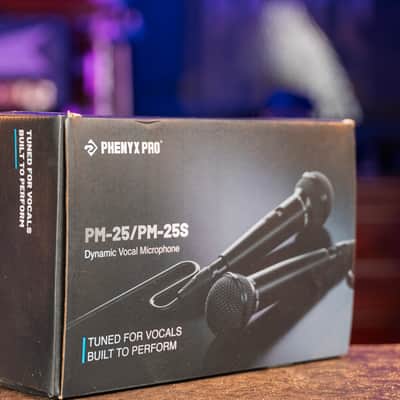 Phenyx Pro PM-25S Dynamic Instrument Microphone – XLR – Mint with Box image 4
