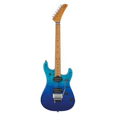 Used EVH 5150 Series DX QM Baked Maple Electric Guitar - Pacific Drift image 2