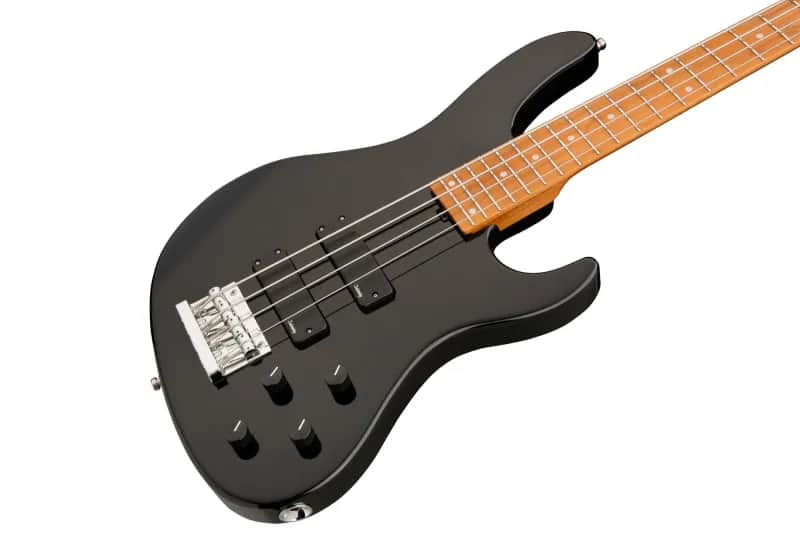 Sadowsky MetroExpress 24-Fret Modern Bass, Roasted Maple Fingerboard, 4-String - Solid Black High Polish image 1
