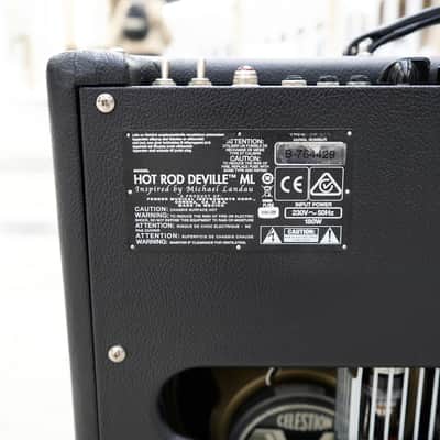 Fender Hot Rod DeVille ML 212 Michael Landau Signature 2-Channel 60-Watt 2x12" Guitar Combo 2015 - Present - Black image 6