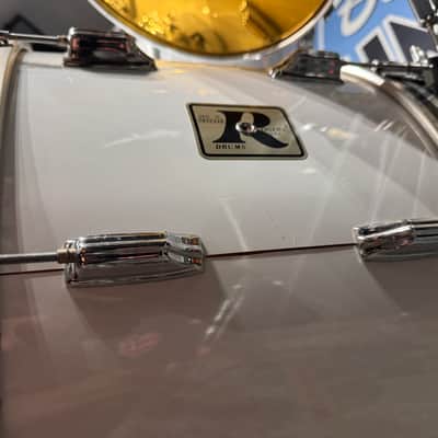 Rogers - 1978 Nine Piece Memriloc Drum Set. Excellent! - White image 10