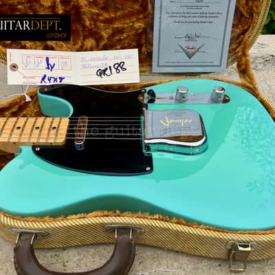 ♚ EXCEPTIONAL ♚ 2006 FENDER Custom Shop '51 NOCASTER 'NOS' ♚ AA BIRDSEYE ♚ SEAFOAM GREEN♚ Telecaster image 7