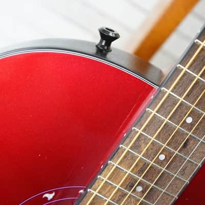 Ovation 1516 Ultra Series Mid-Depth Acoustic-Electric Guitar - Vampira Red image 12