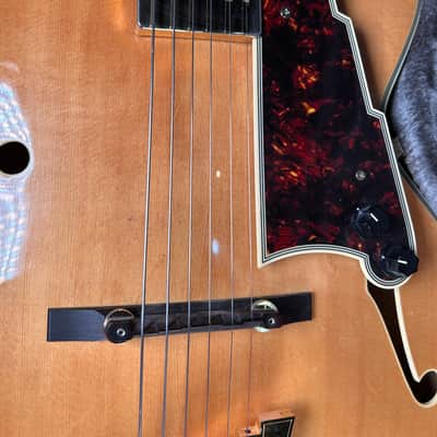 D'Angelico Excel EXL-1 Hollow Body Archtop with Rosewood Fretboard 2010s - Natural-Tint image 6