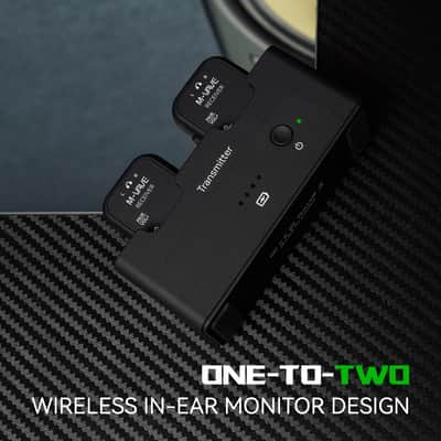 M-vave wp-12 2.4GHz Wireless in-Ear Monitor System Transmitter Receiver Auto-Pairing, 2.4G Stereo IEM System Low Latency in-Ear Guitar Studio Live Performance SWS-12 One to More (Price includes the import duty for US buyer) image 5