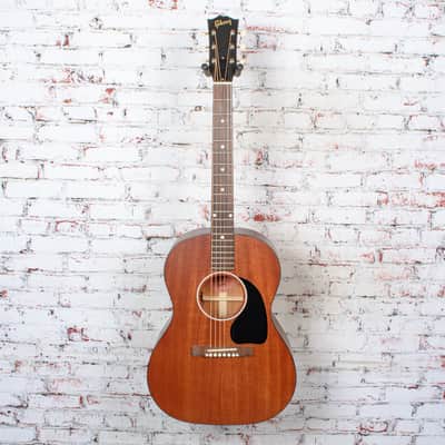 Gibson - LG-2 All Mahogany Faded  - Acoustic-Electric Guitar - Natural - w/ Hardshell Case - x6022 image 2