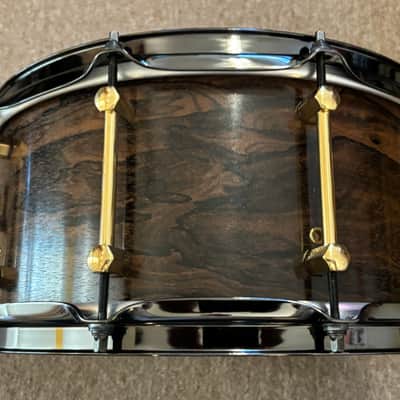 RARE Noble & Cooley Limited Edition Ziricote English Chestnut 6.5x14" Snare Drum 2020 image 3