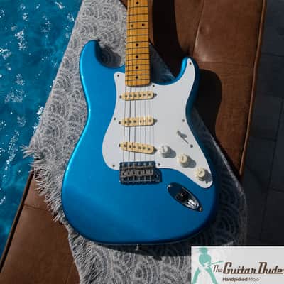2010 Fender ST-57 Stratocaster Reissue MIJ -Limited Edition Lake Placid Blue Finish - Pro Set Up w Perfect Frets/Action/intonation! image 16