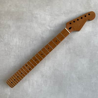 Roasted Maple Stratocaster neck - Nitro Satin - SS Frets - Bone nut image 2