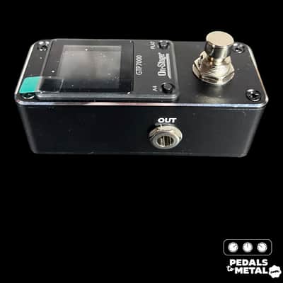 On-Stage GTP7000 Mini Chromatic Tuning Pedal 2010s - Black X9510 image 4