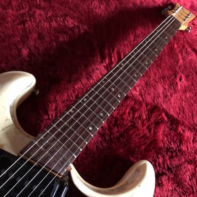 c.1967-1969 Morales ZES-300 MIJ Vintage Guitar  “White” image 4