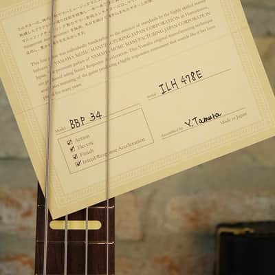 YAMAHA BBP34 MB - 4 Corde Made in Japan - Midnight Blue image 24